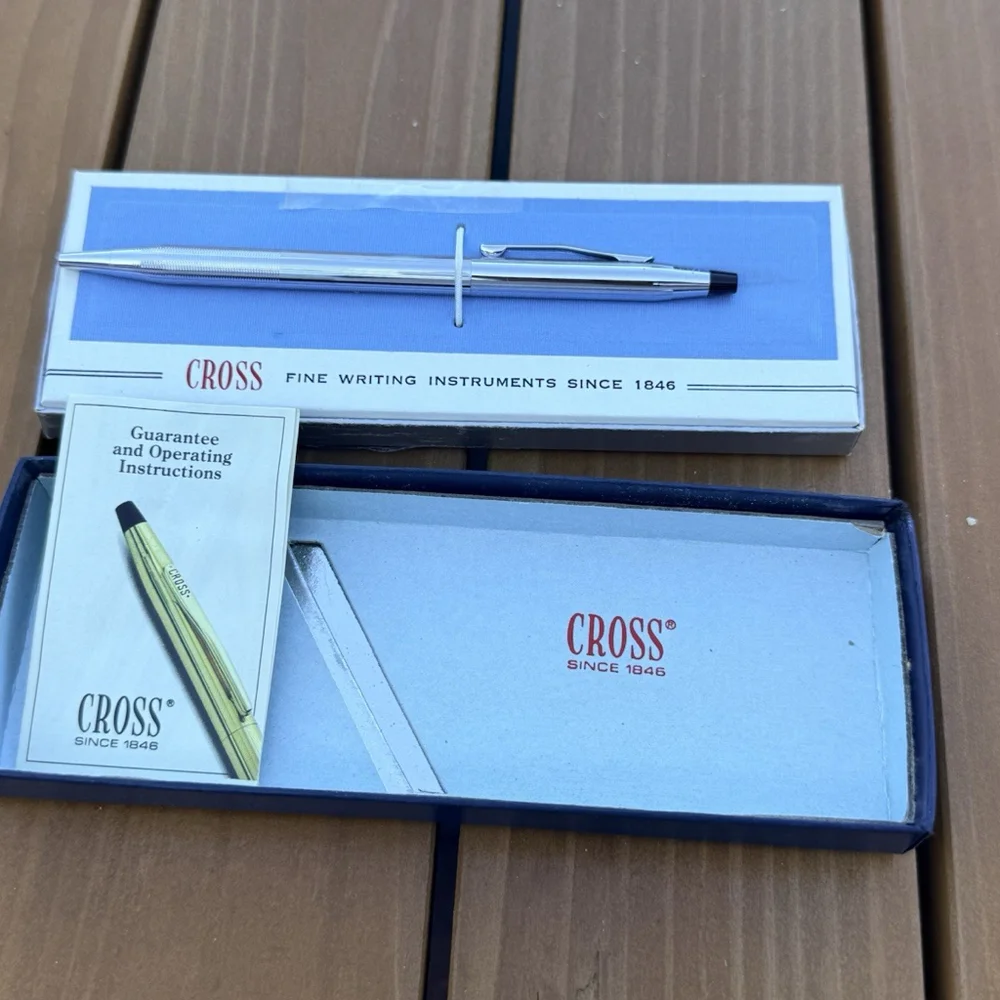 Cross Pen In Box With Paper Work Very Nice For Your Collection